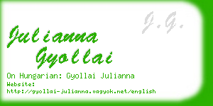 julianna gyollai business card